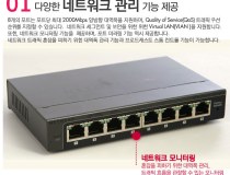넷기어 GS108E [스위칭허브/8포트/1000Mbps]