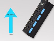 [MBF] 엠비에프 MBF-H04 (USB2.0허브/4포트) [무전원/블랙]