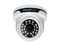 [토스트캠] 2 in 1 CCTV, 적외선 돔형, TC-2IPDA-24K [200만화소] [고정렌즈-3.6mm/LED24개]