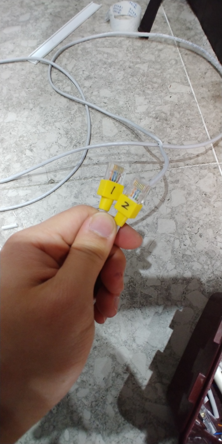 시흥시 정왕동 2회선 연결랜공사 작업